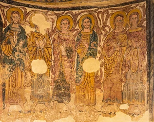 Jaca, Spanien. Romanische Kunst.